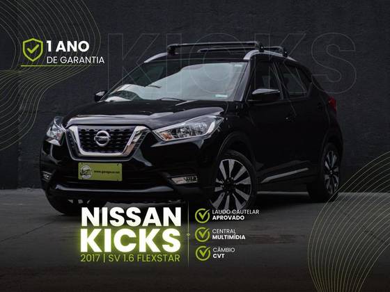 NISSAN KICKS 1.6 16V FLEXSTART SV 4P XTRONIC NISSAN KICKS 1.6 16V FLEXSTART SV 4P XTRONIC